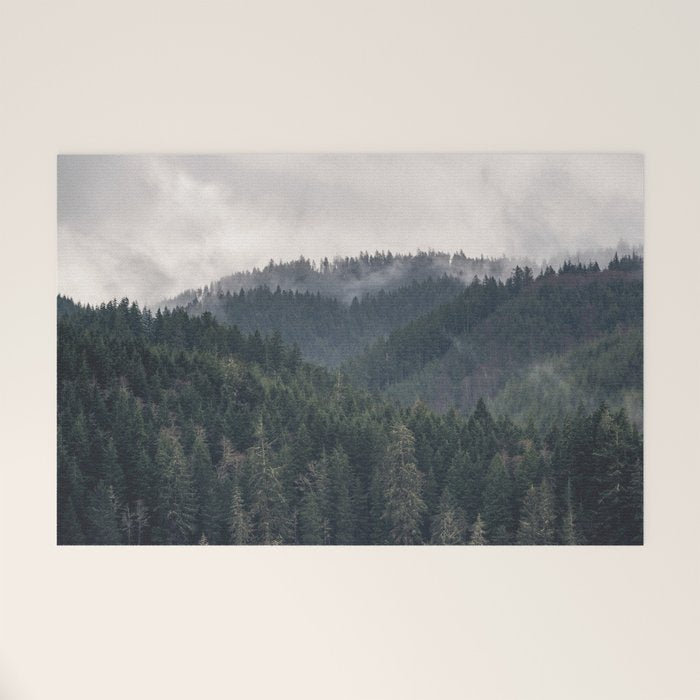 Pacific Northwest Forest - Nature Photography Welcome Mat Gallery Image 1