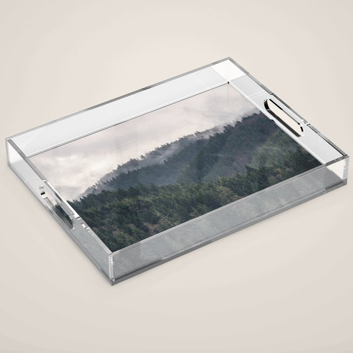 Pacific Northwest Forest - Nature Photography Acrylic Tray Gallery Image 1