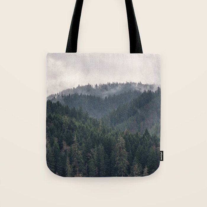 Pacific Northwest Forest - Nature Photography Tote Bag Gallery Image 1