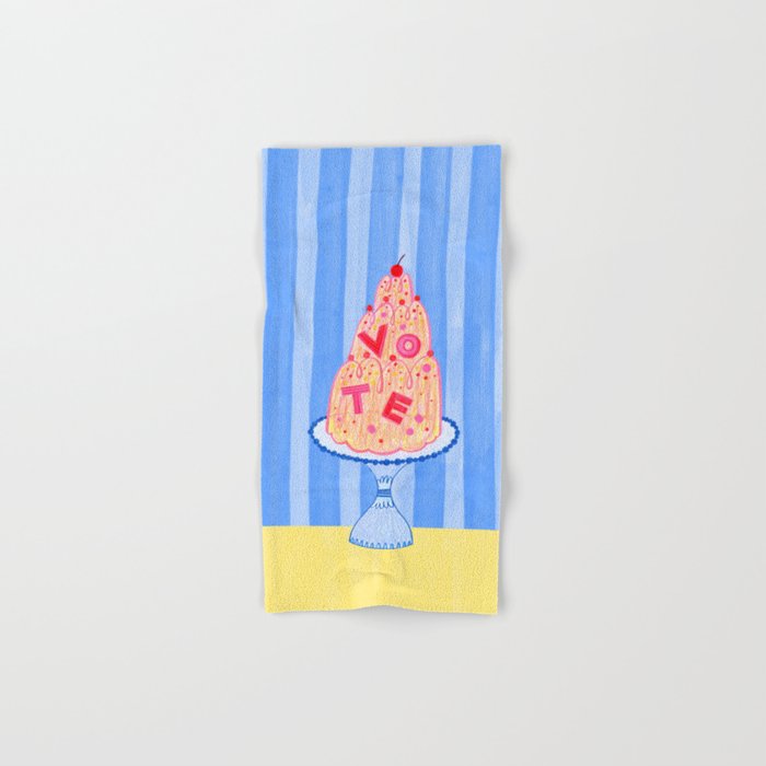 Mold the Future & Vote in Blueberry Blue Bath Towel Gallery Image 1