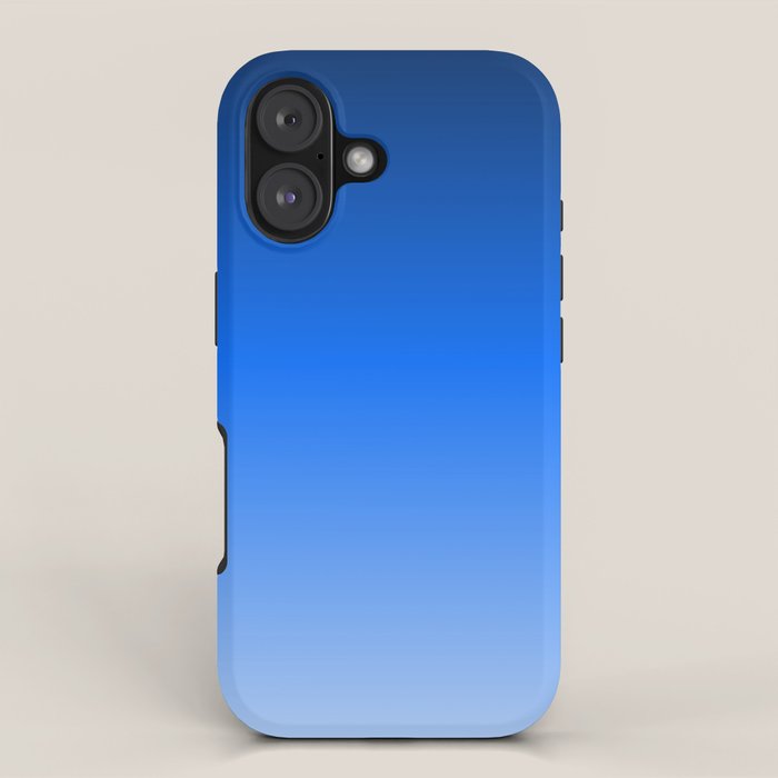 Cobalt Blue Ombre iPhone Case Gallery Image 1