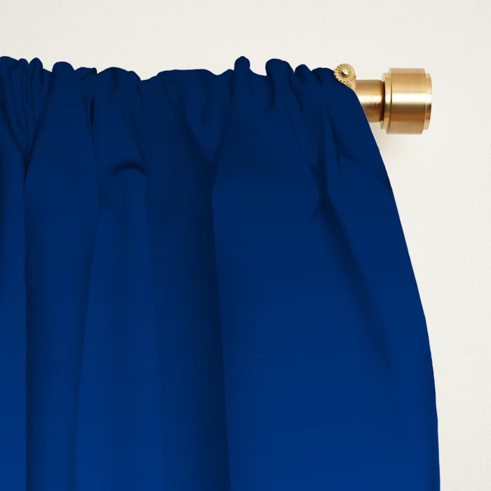 Cobalt Blue Ombre Window Curtain Gallery Image 2