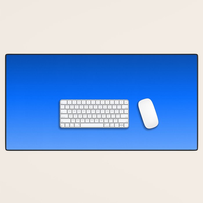 Cobalt Blue Ombre Desk Mat Gallery Image 1