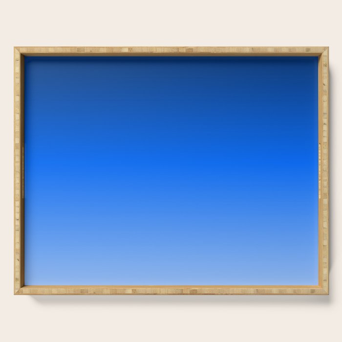Cobalt Blue Ombre Serving Tray Gallery Image 1