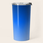 Cobalt Blue Ombre Travel Mug Gallery Image 2