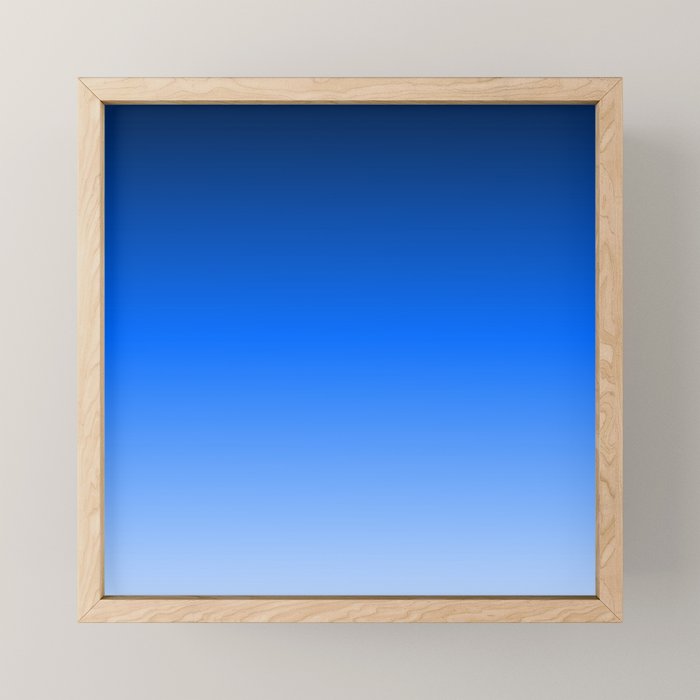 Cobalt Blue Ombre Mini Art Print Gallery Image 1