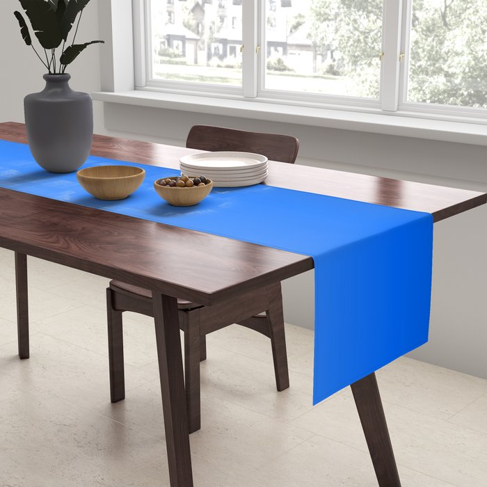 Cobalt Blue Ombre Table Runner Gallery Image 2