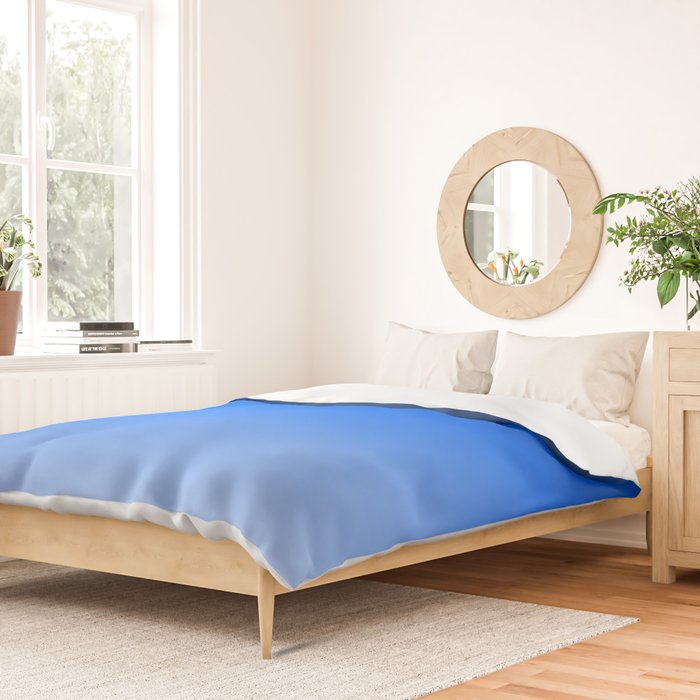 Cobalt Blue Ombre Duvet Cover Gallery Image 2