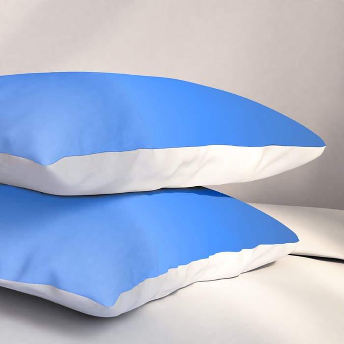 Cobalt Blue Ombre Pillow Sham Gallery Image 3