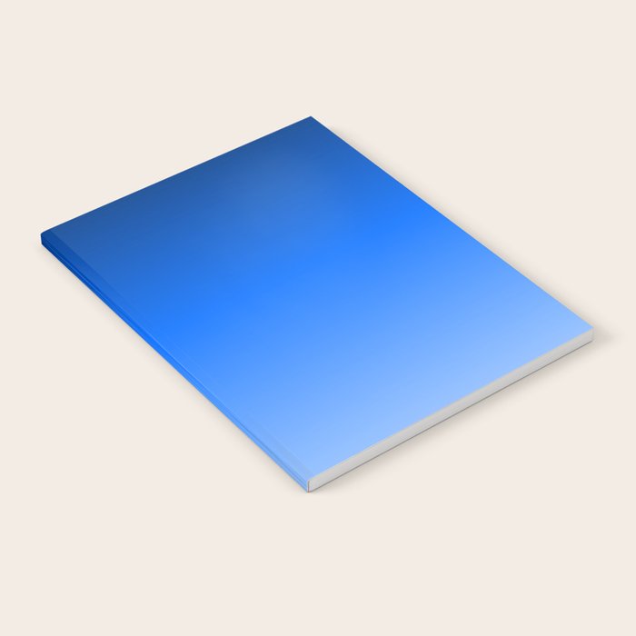 Cobalt Blue Ombre Notebook Gallery Image 2