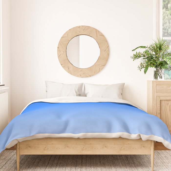 Cobalt Blue Ombre Duvet Cover Gallery Image 3