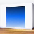 Cobalt Blue Ombre Wall Mural Gallery Image 2