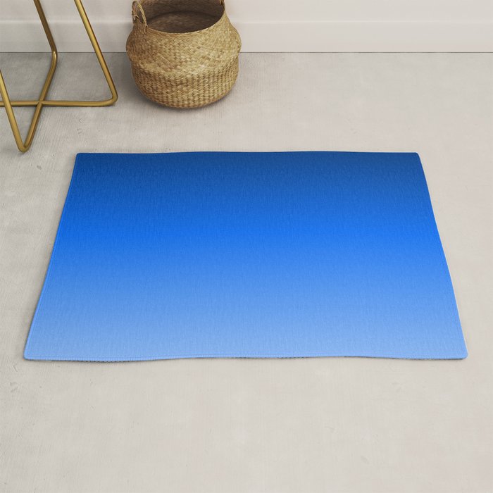 Cobalt Blue Ombre Rug Gallery Image 1