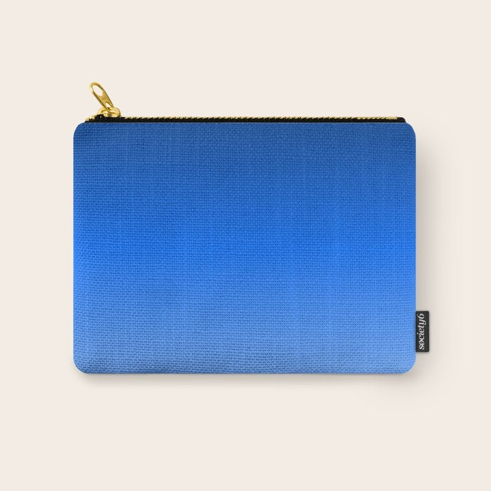 Cobalt Blue Ombre Carry All Pouch Gallery Image 1