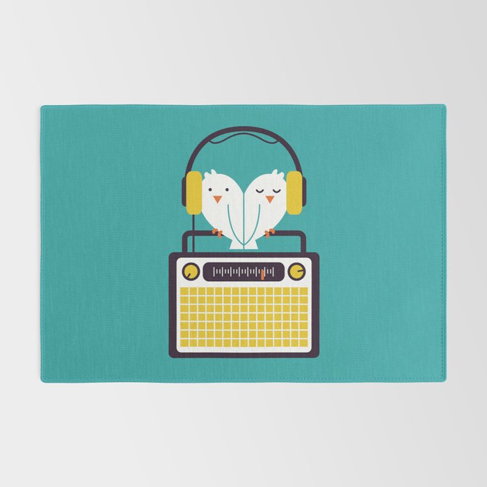Radio Mode Love Rug Gallery Image 2
