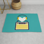 Radio Mode Love Rug Gallery Image 1