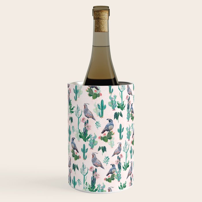 Cactus Quail  Wine Chiller Gallery Image 1