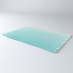 Modern teal watercolor gradient ombre brushstrokes pattern Rug Gallery Image 3