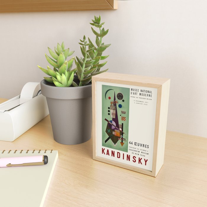 Wassily Kandinsky Vintage Exhibition poster, 1957 Mini Art Print Gallery Image 2