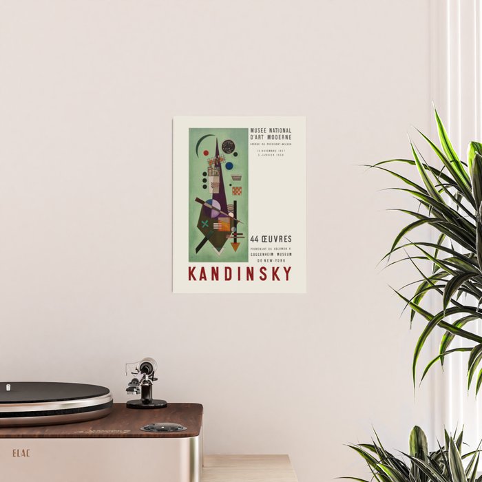 Wassily Kandinsky Vintage Exhibition poster, 1957 Poster Gallery Image 2