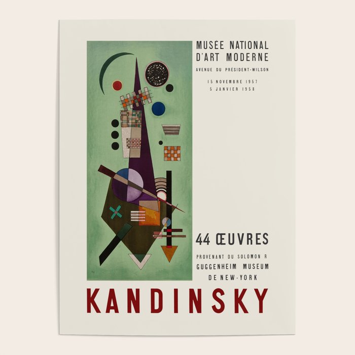 Wassily Kandinsky Vintage Exhibition poster, 1957 Poster Gallery Image 4