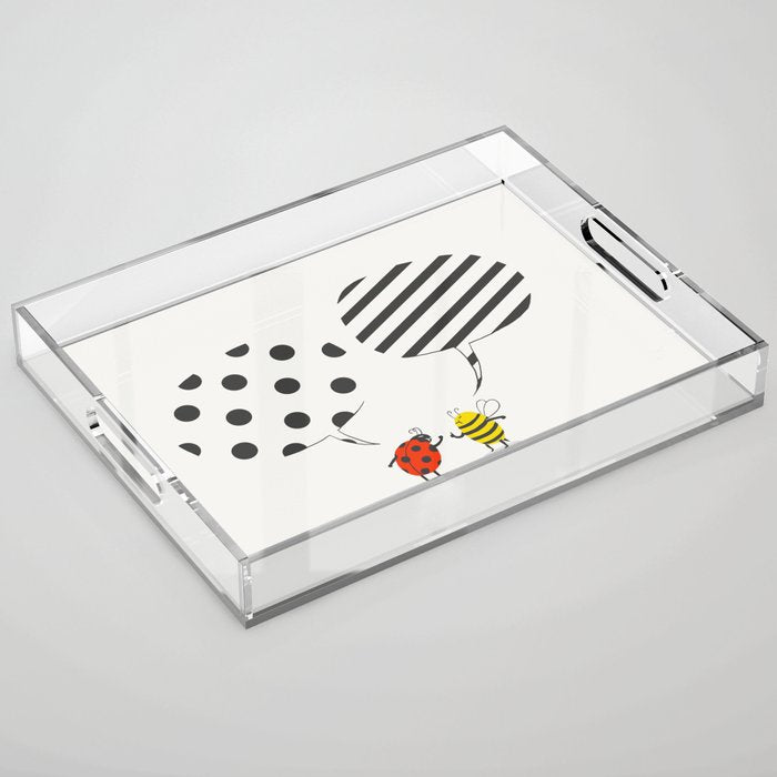 Pattern conflict Acrylic Tray Gallery Image 1