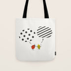 Pattern conflict Tote Bag Gallery Image 1