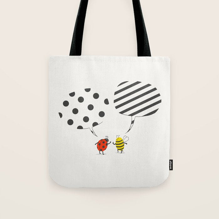 Pattern conflict Tote Bag Gallery Image 1