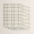 Cream Plaid  Wrapping Paper Gallery Image 3