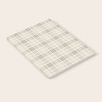 Cream Plaid  Notebook Gallery Image 2