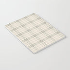 Cream Plaid  Notebook Gallery Image 3