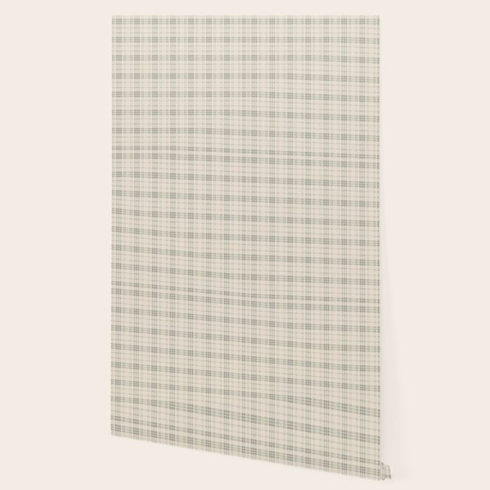 Cream Plaid  Wallpaper Gallery Image 2
