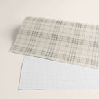 Cream Plaid  Wrapping Paper Gallery Image 2