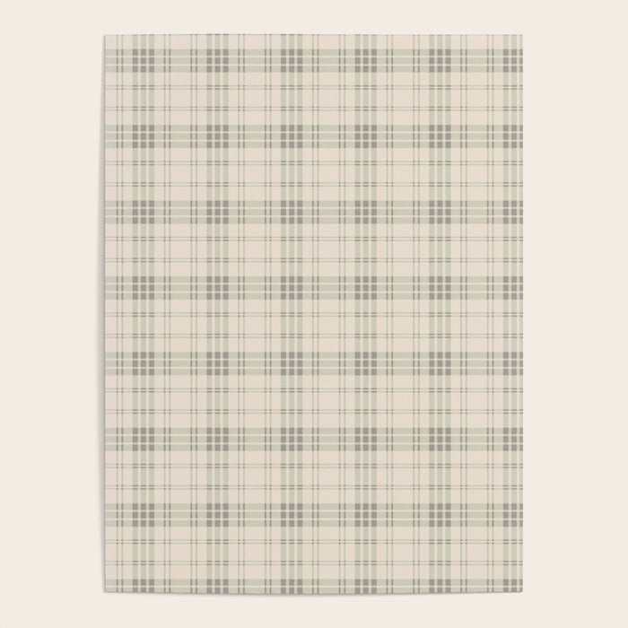 Cream Plaid  Poster Gallery Image 4