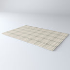 Cream Plaid  Rug Gallery Image 3