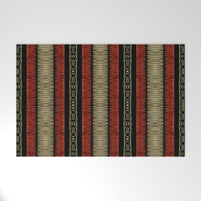 Mud Cloth Tribal Pattern 02 Welcome Mat Gallery Image 1