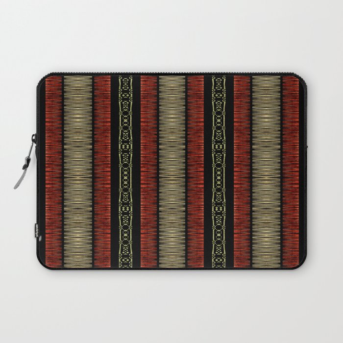 Mud Cloth Tribal Pattern 02 Laptop Sleeve Gallery Image 1