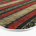 Mud Cloth Tribal Pattern 02 Bath Mat Gallery Image 3
