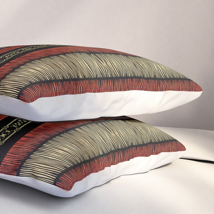 Mud Cloth Tribal Pattern 02 Pillow Sham Gallery Image 3