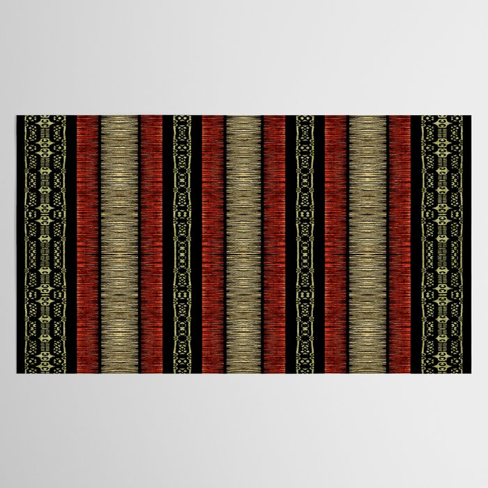 Mud Cloth Tribal Pattern 02 Tablecloth Gallery Image 2
