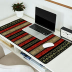 Mud Cloth Tribal Pattern 02 Desk Mat Gallery Image 2