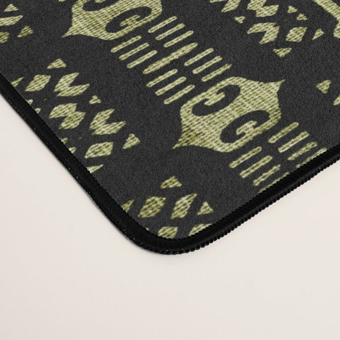 Mud Cloth Tribal Pattern 02 Desk Mat Gallery Image 4