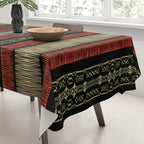 Mud Cloth Tribal Pattern 02 Tablecloth Gallery Image 3