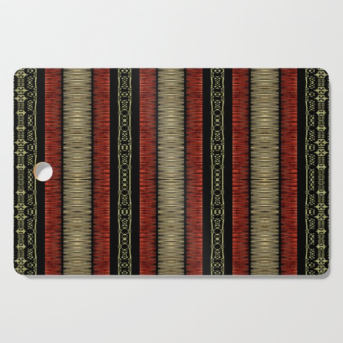 Mud Cloth Tribal Pattern 02 Cutting Board Gallery Image 1