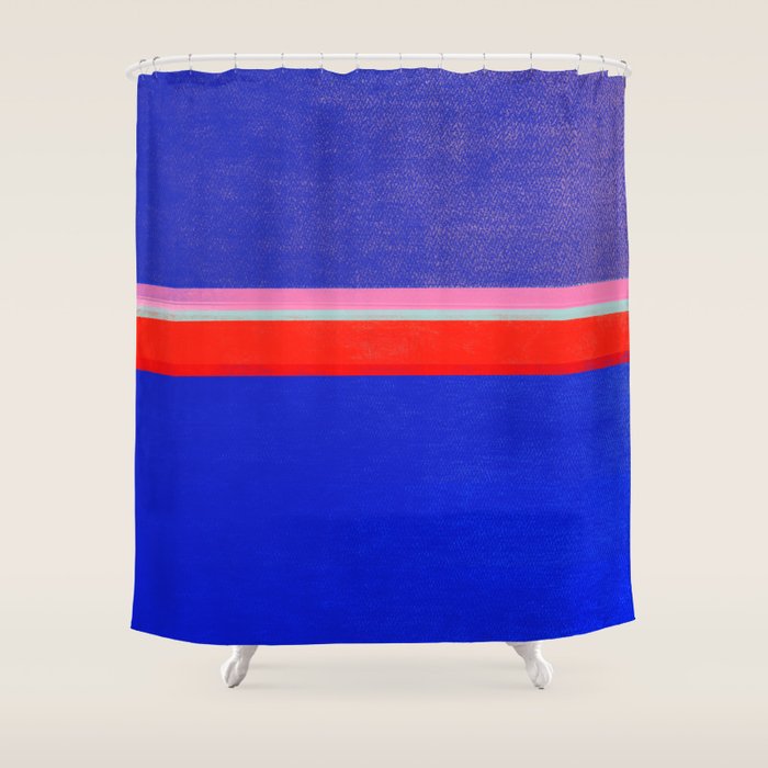 stripe study 48 Shower Curtain Gallery Image 1