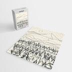 Minimal Line Mountain Beauty III Jigsaw Puzzle Gallery Image 2