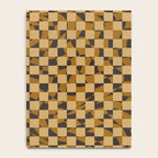 Abstract checked in golden ochre Notebook Gallery Image 4