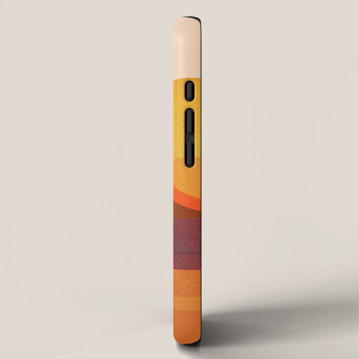 Abstraction_SUNSET_LANDSCAPE_POP_ART_Minimalism_018X iPhone Case Gallery Image 2