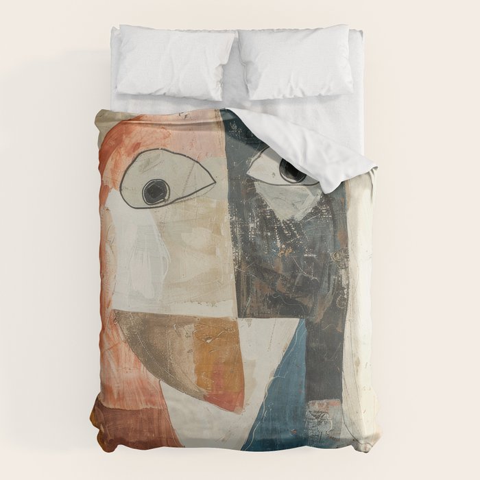 Bird Duality III Duvet Cover Gallery Image 1