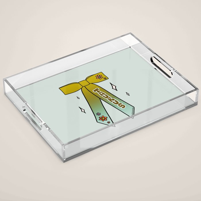 Taurus Bow Acrylic Tray Gallery Image 1
